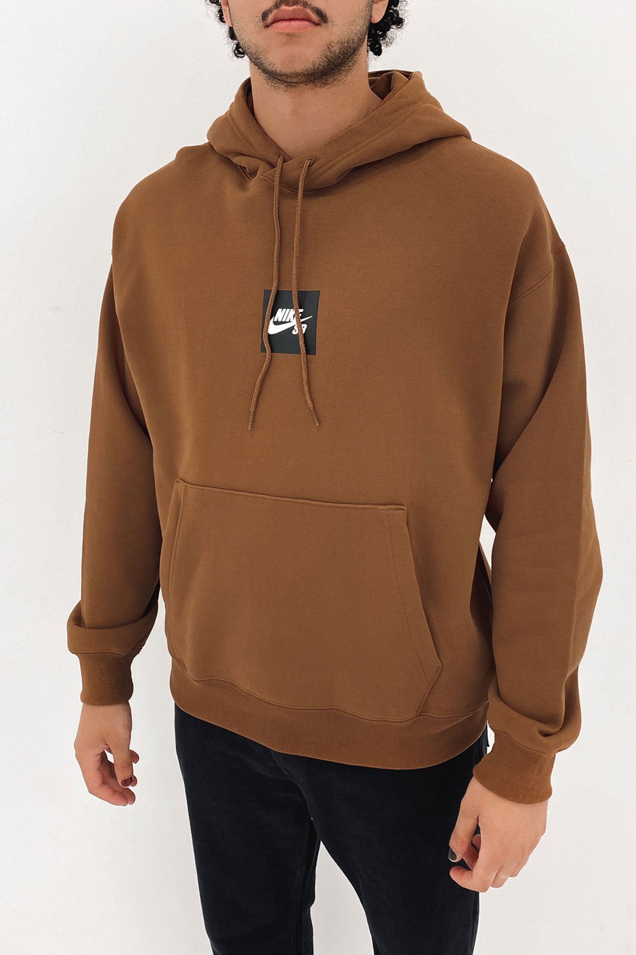 Nike SB Box Logo Hoodie Ale Brown