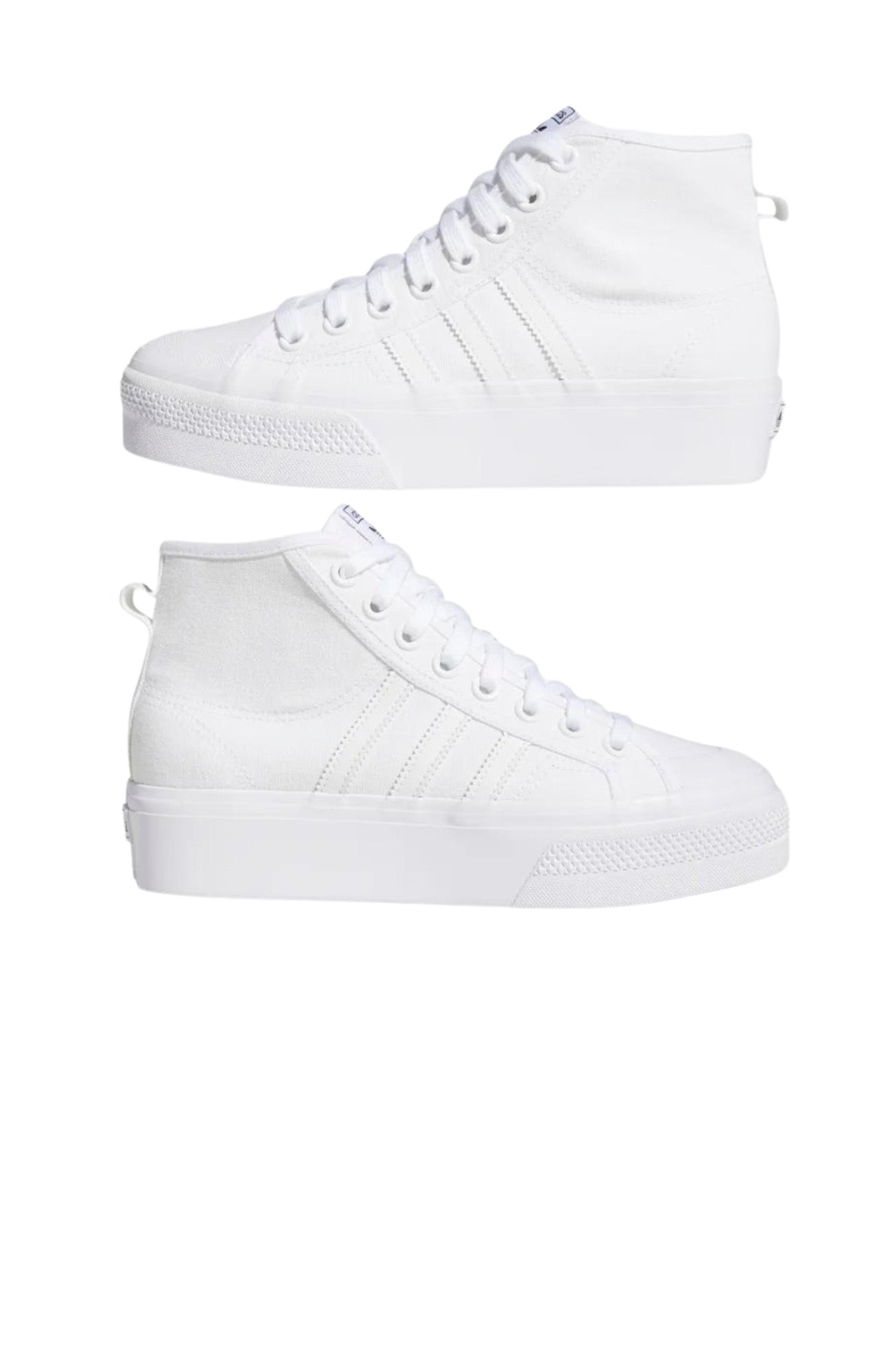 Nizza Platform Mid Shoe White