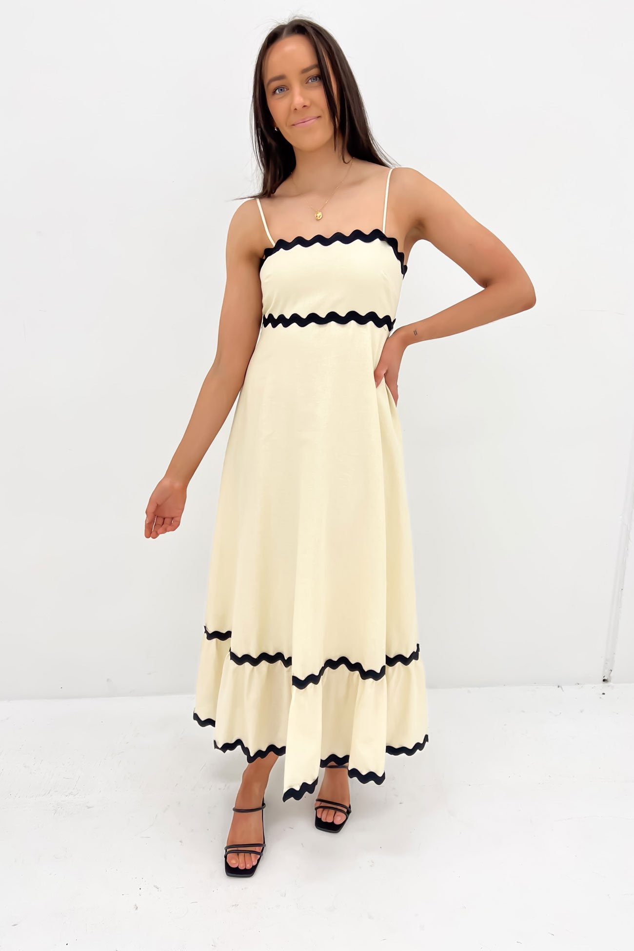 Norah Maxi Dress Beige