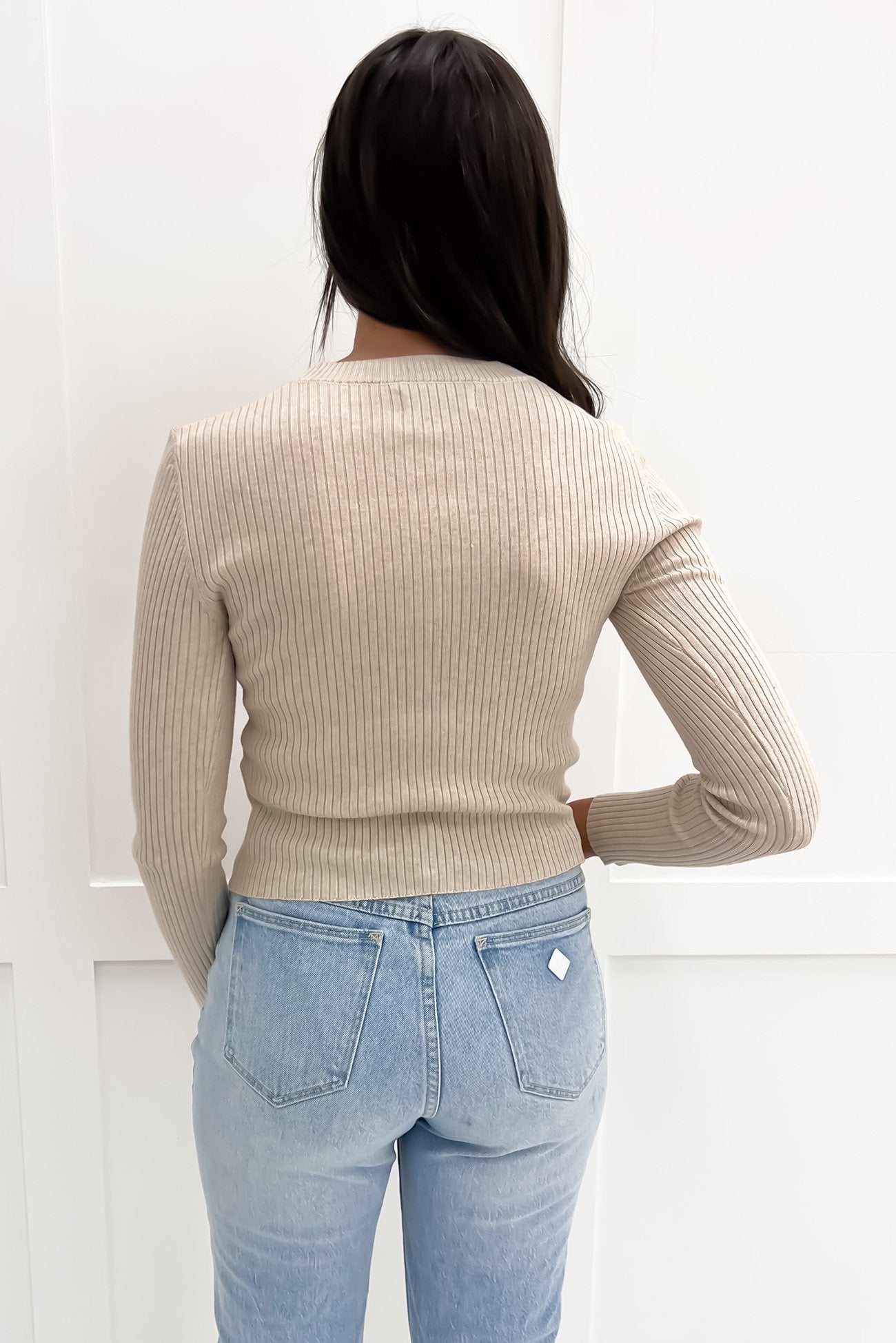 Nude Classic Knit Snow Marle