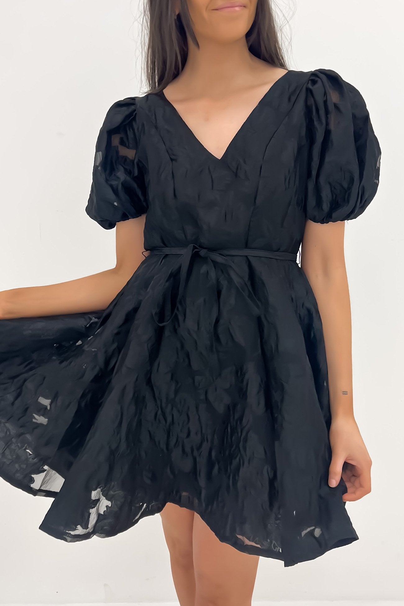 Nya Mini Dress Black