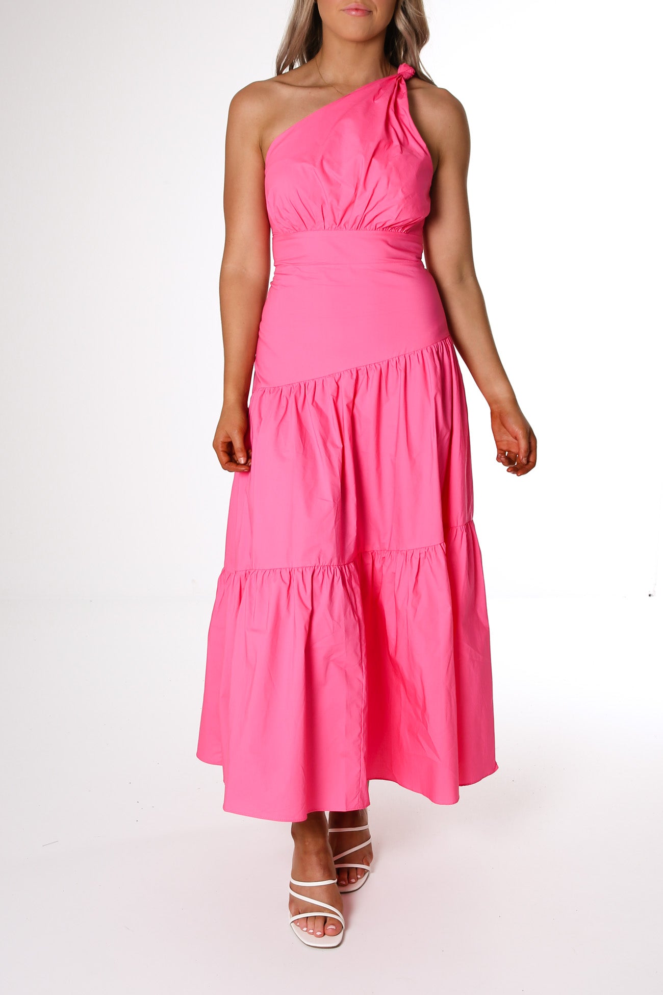 Oaklee Midi Dress Pink