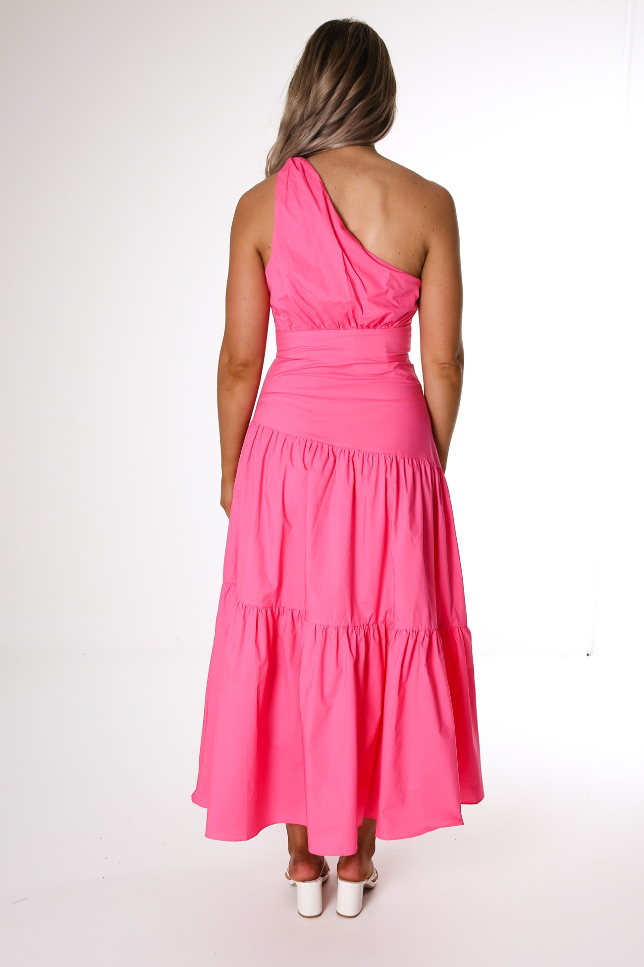 Oaklee Midi Dress Pink