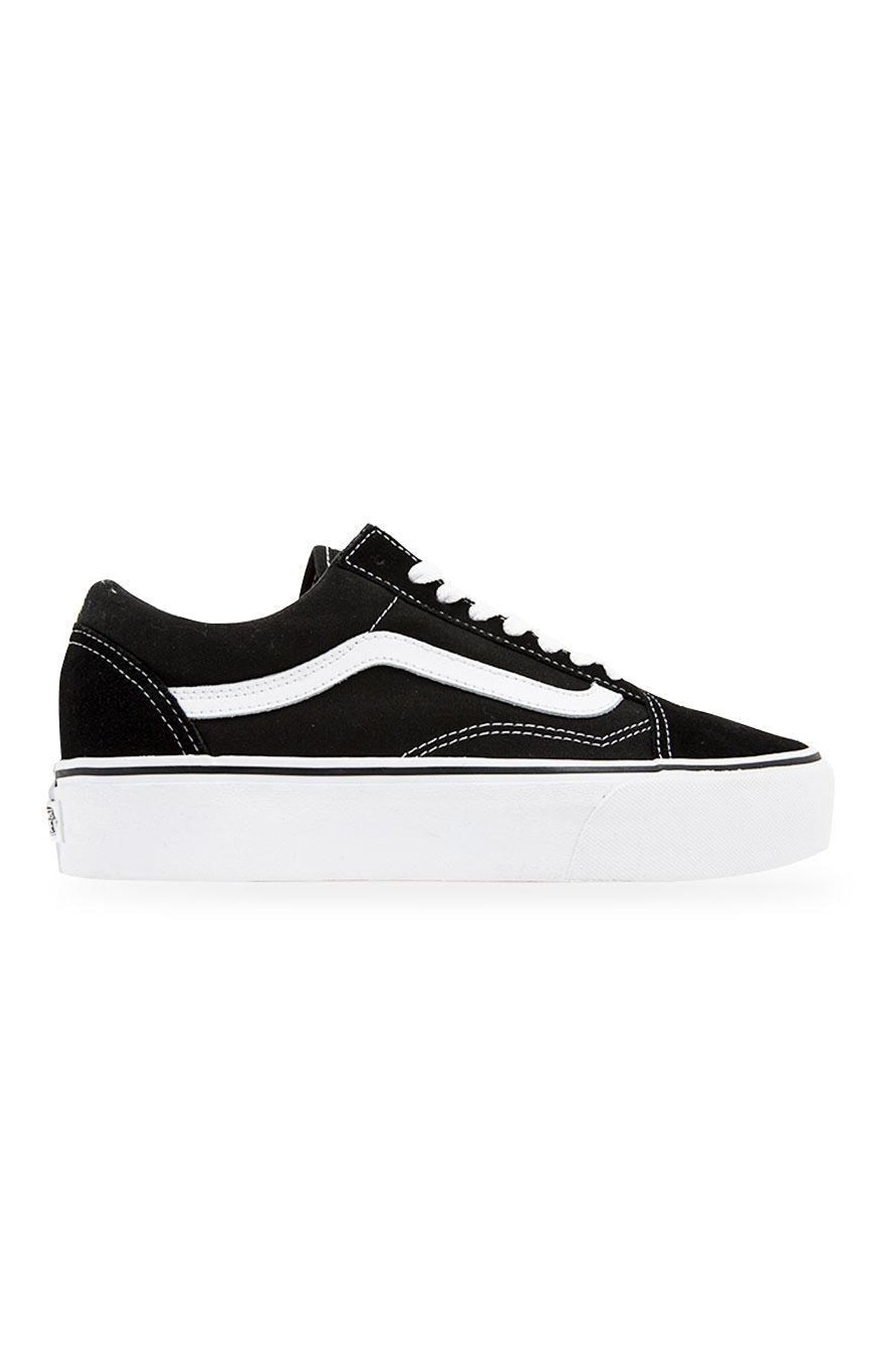 Old Skool Platform Black White