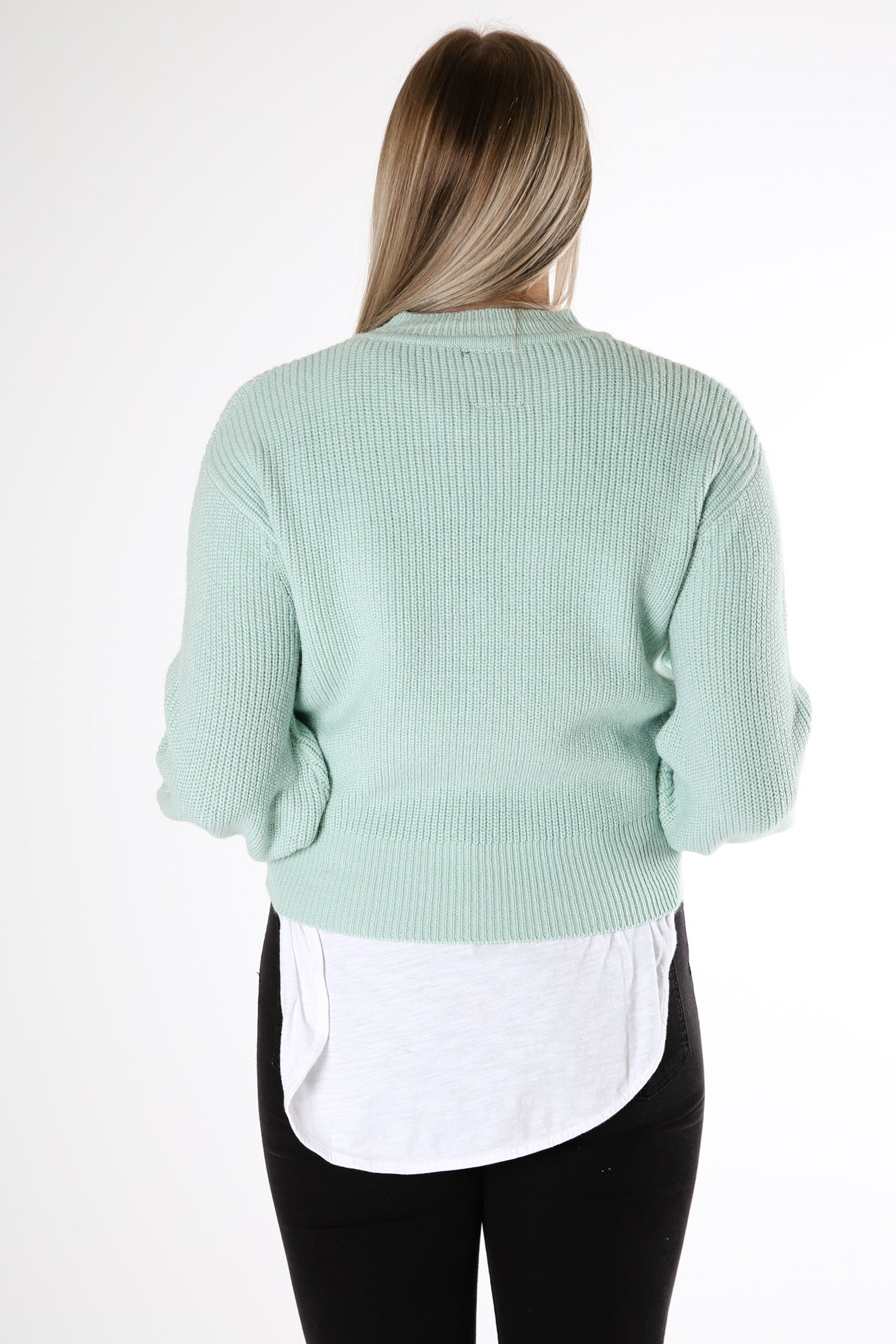 Olivia Knit Sweater Light Green