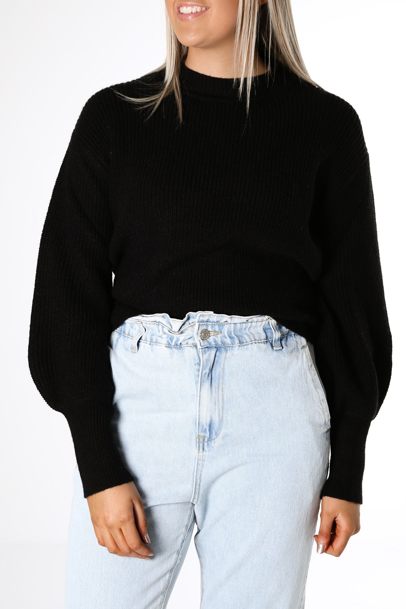 Olivia Knit Sweater Black