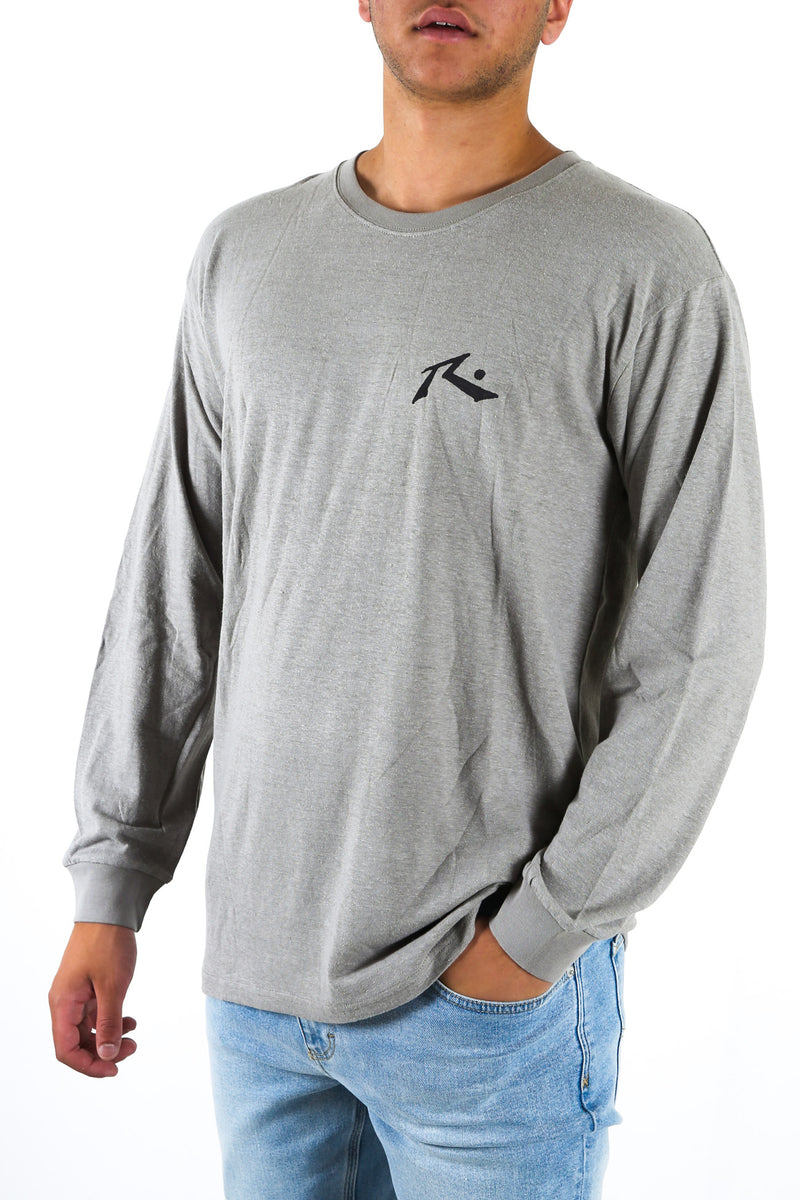 One Hit Hemp Long Sleeve Tee Frost Grey