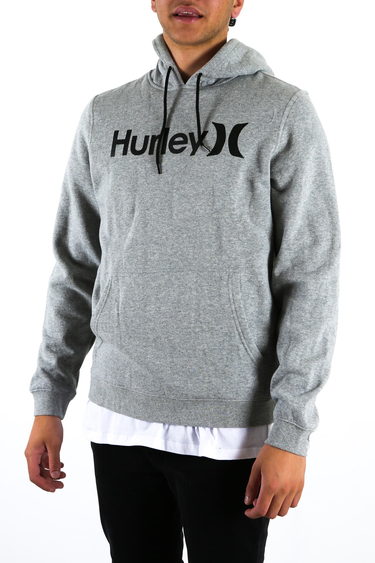 One And Only Pullover Fleece Dark Grey Heather