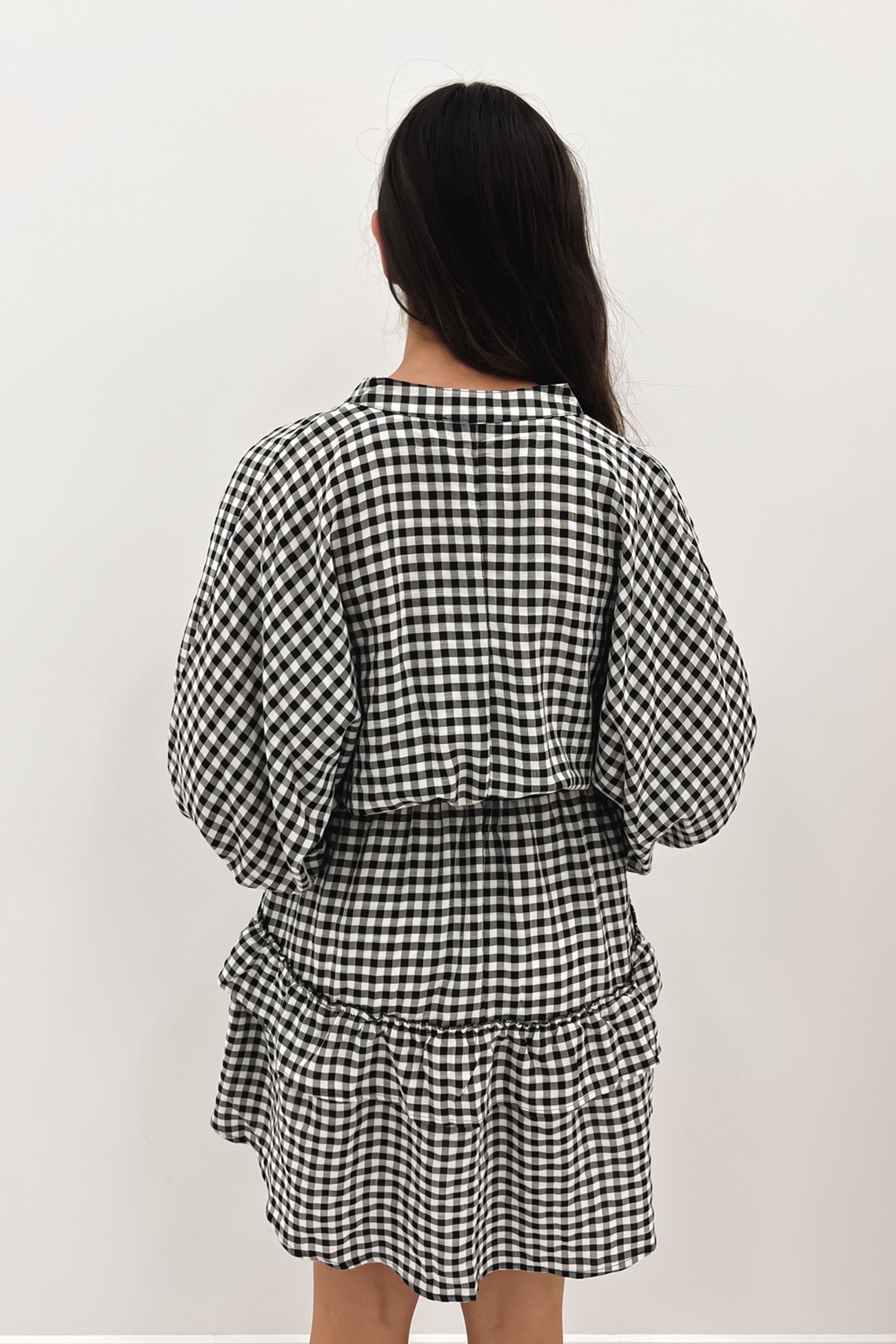 Opal Mini Dress Black Check