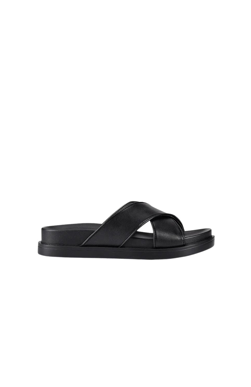 Osher Chunky Slides Black Smooth Jean Jail