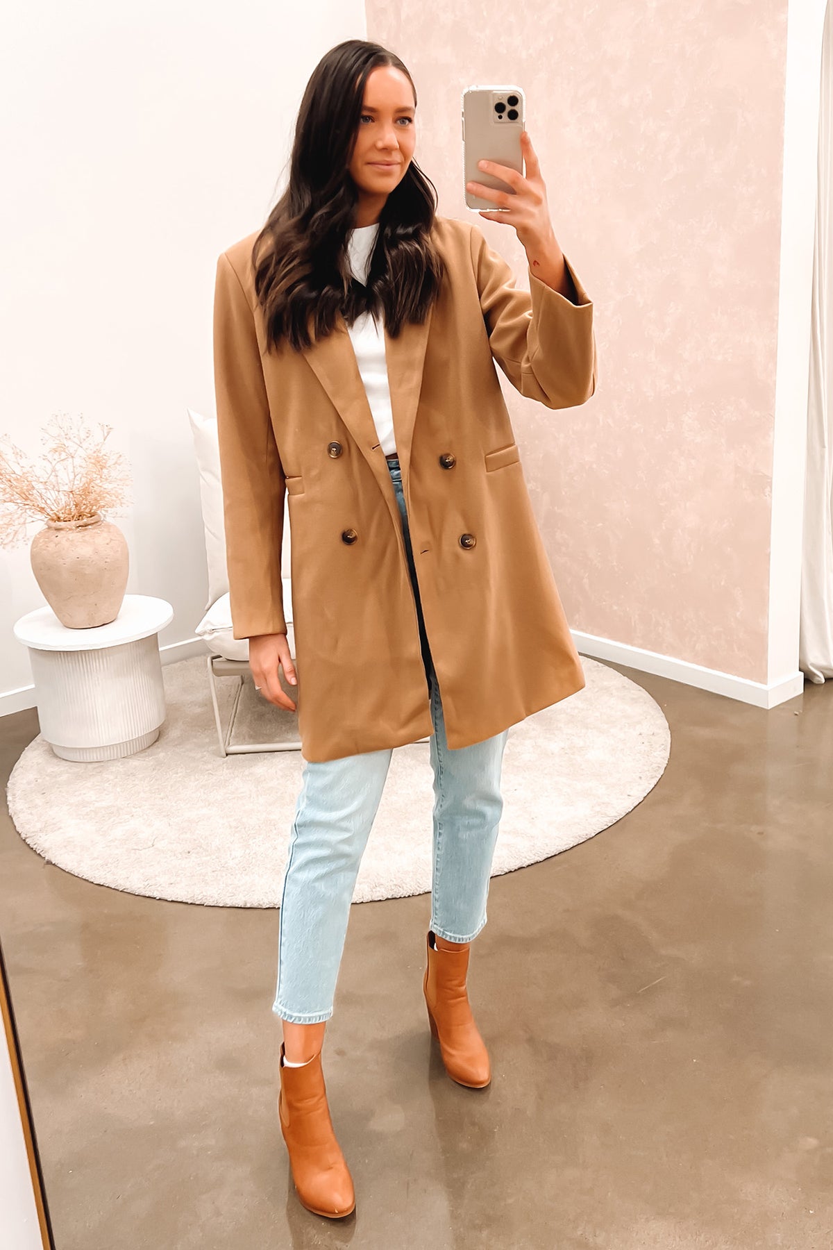 Pimkie shop camel coat