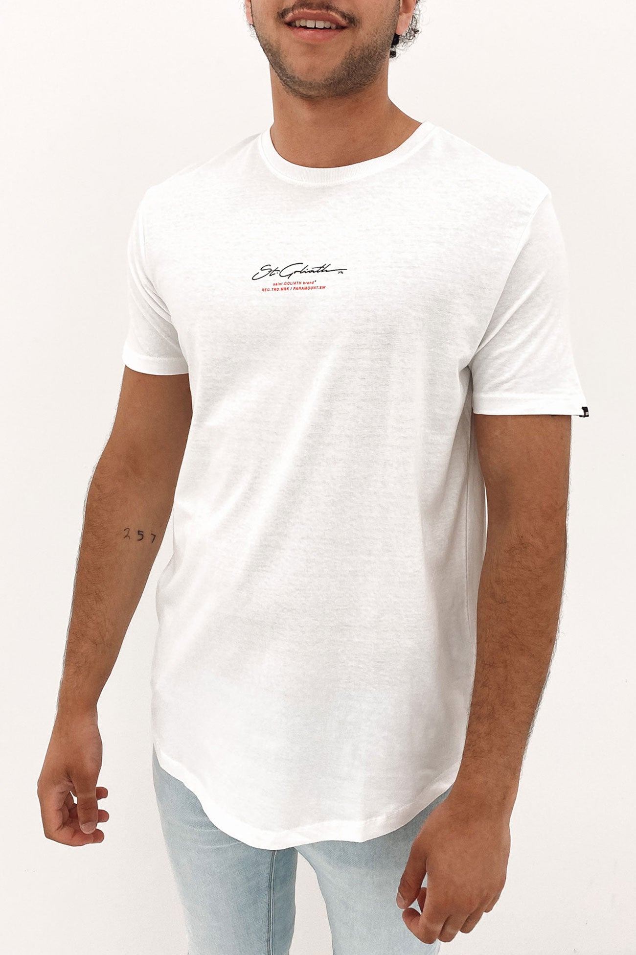 Peak Tee White