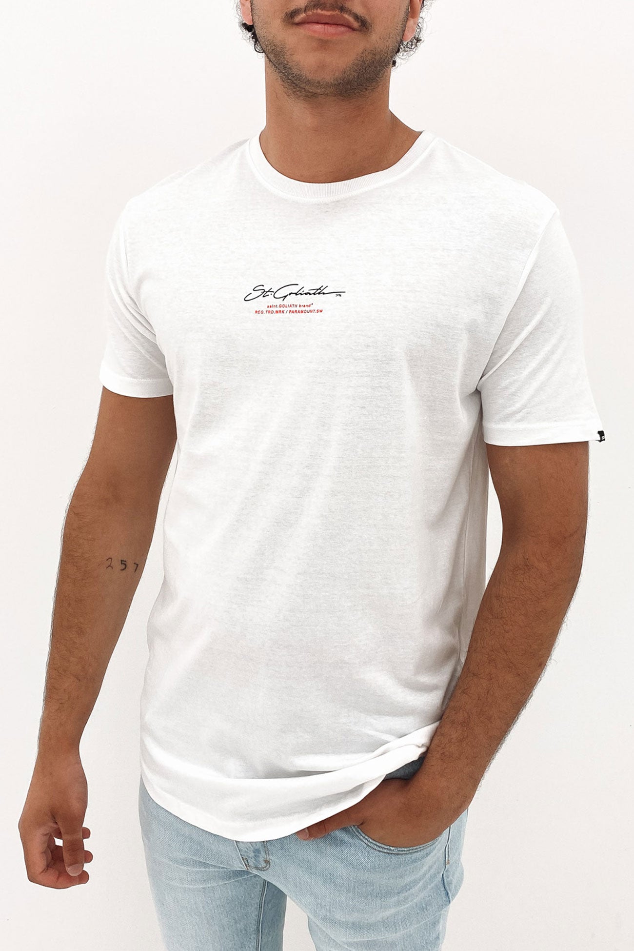 Peak Tee White