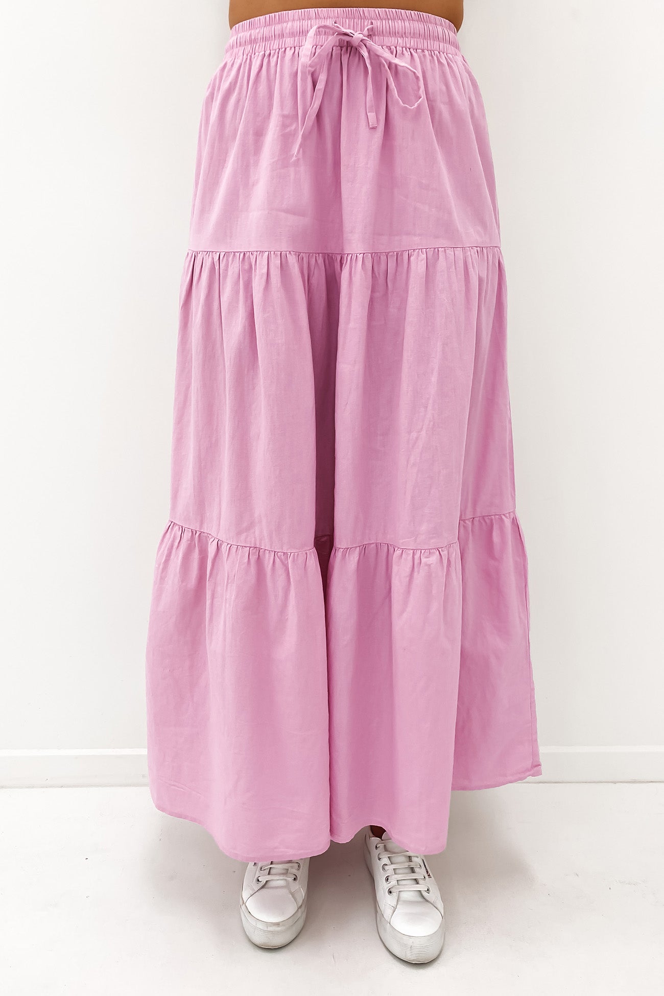 Pearl Maxi Skirt Purple