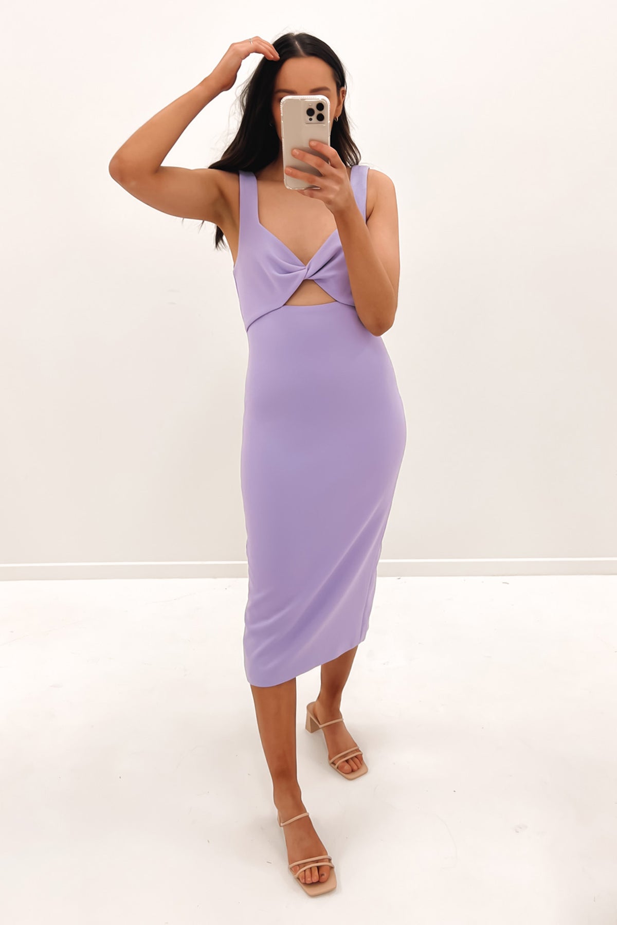 Mossman lilac outlet dress