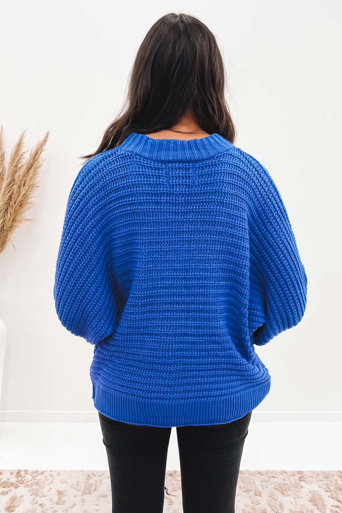 Womens cobalt blue on sale cardigan