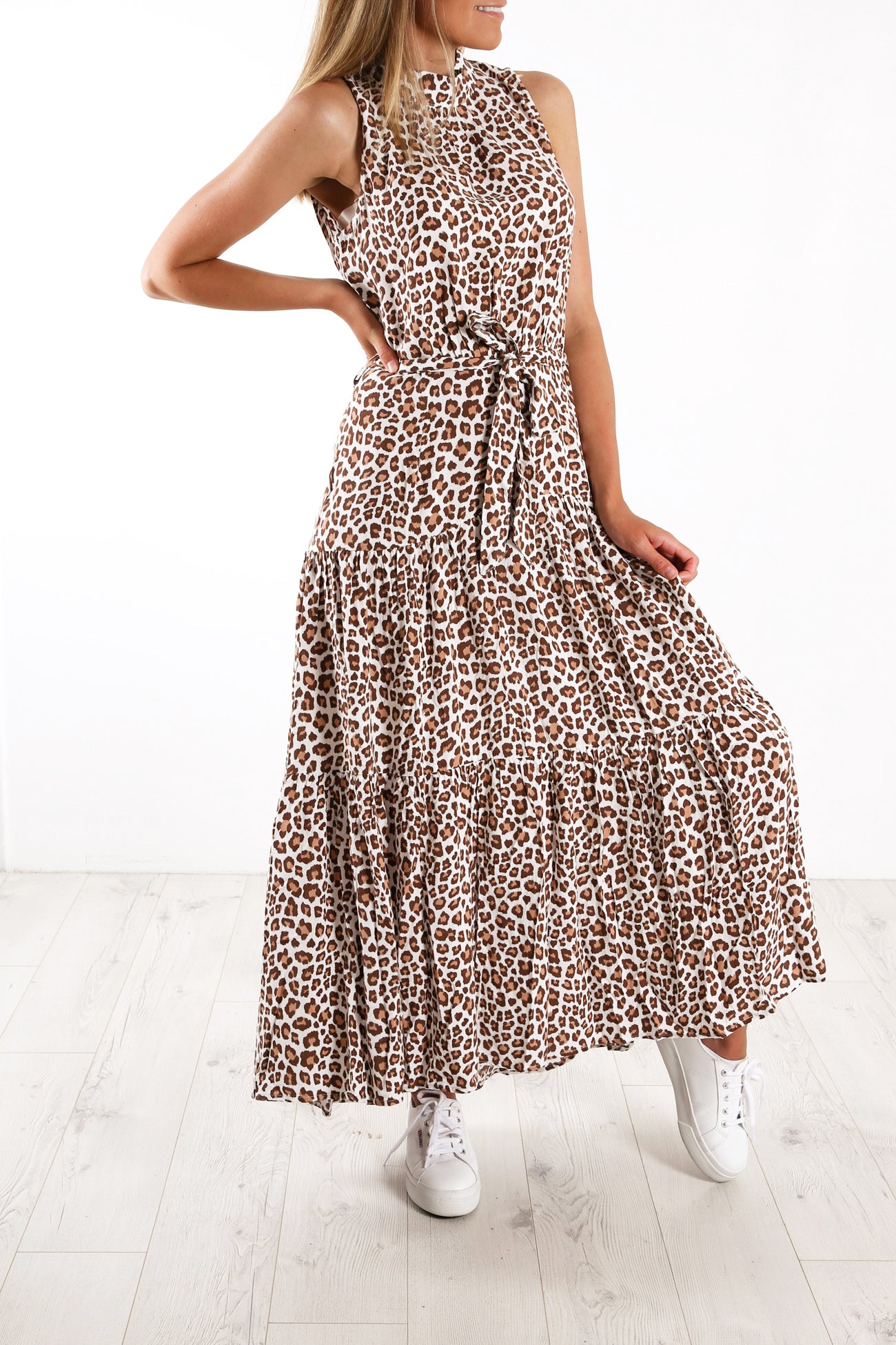 Phoebe Maxi Dress Leopard