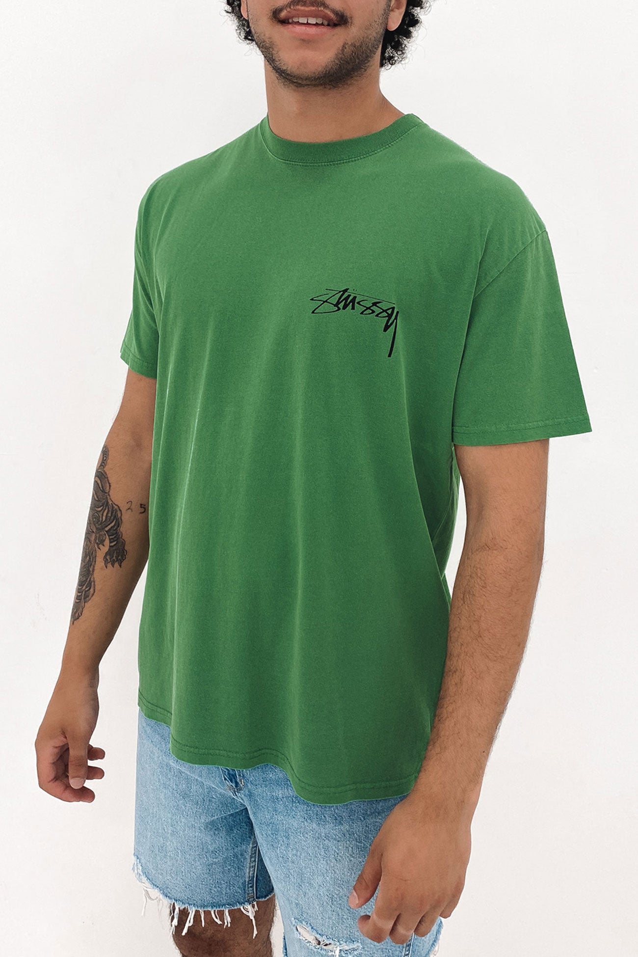 Pigment Smooth Stock Short Sleeve Tee Pigment Kelly Green