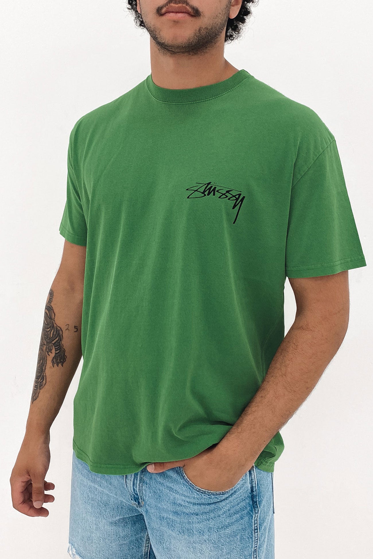 Pigment Smooth Stock Short Sleeve Tee Pigment Kelly Green