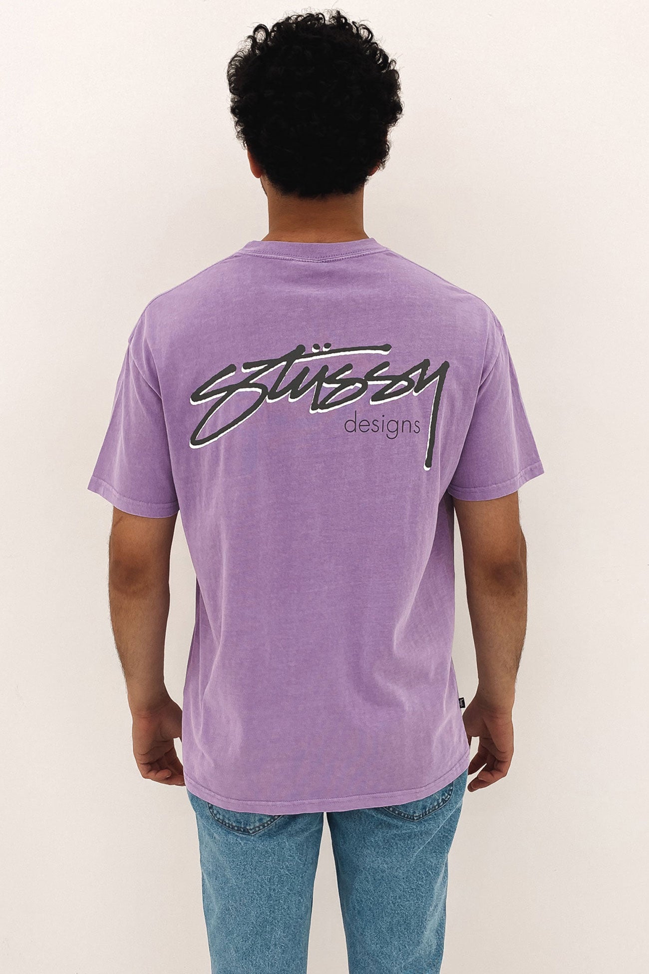 Pigment Stussy Designs Short Sleeve Tee Pigment Orchid