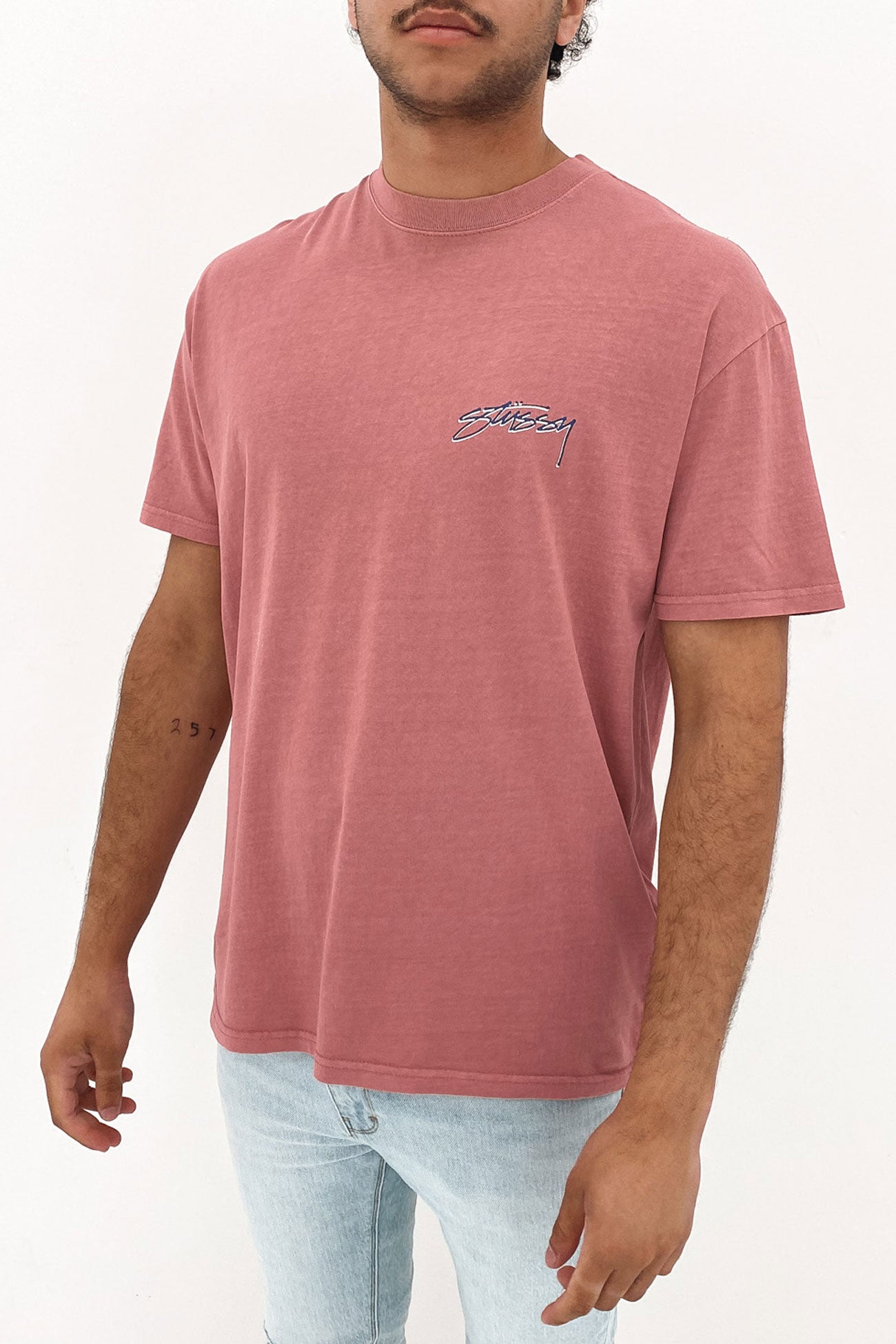 Pigment Stussy Designs Short Sleeve Tee Pigment Rose