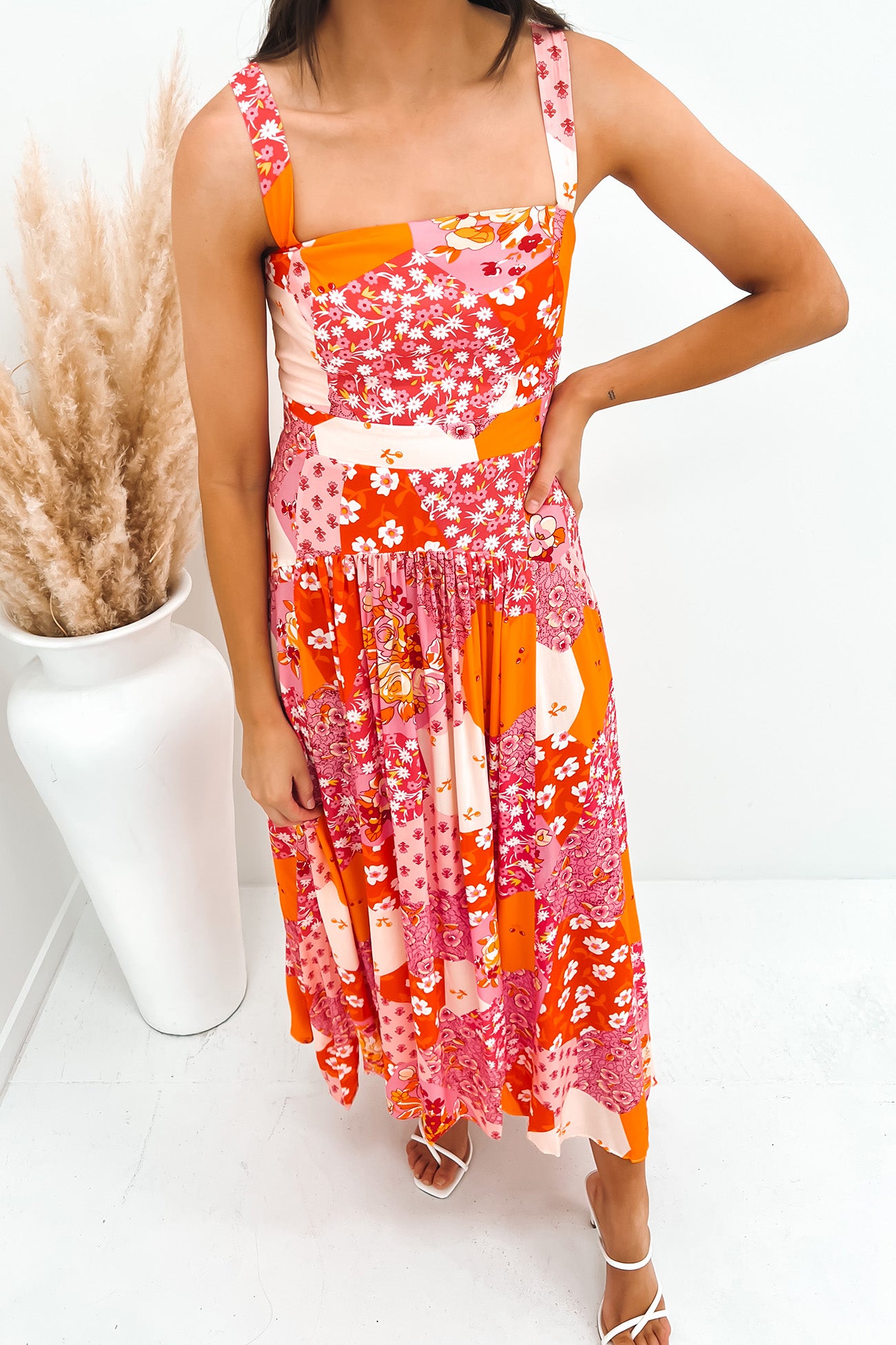 Pria Maxi Dress Pink