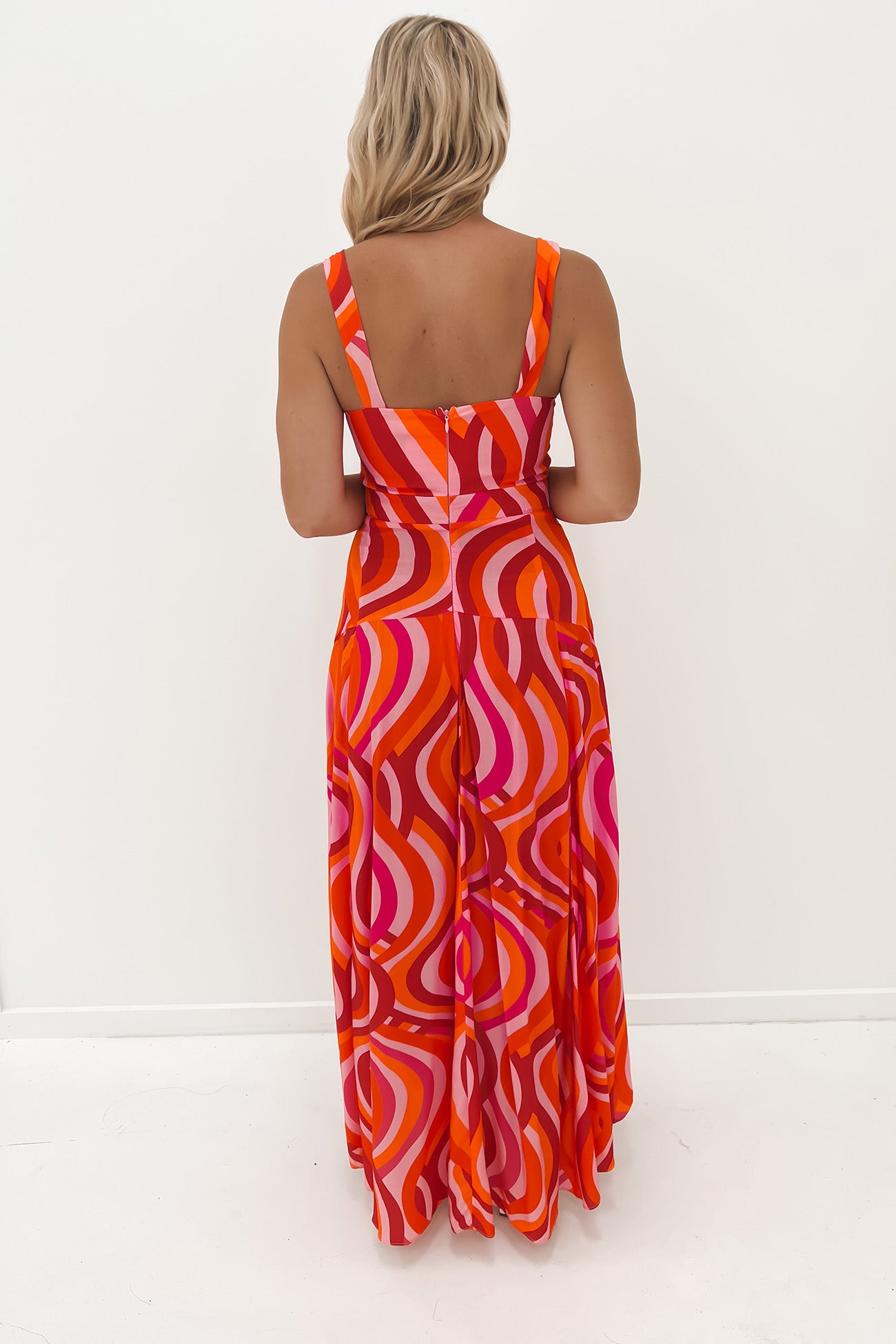 Pria Maxi Dress Red Multi