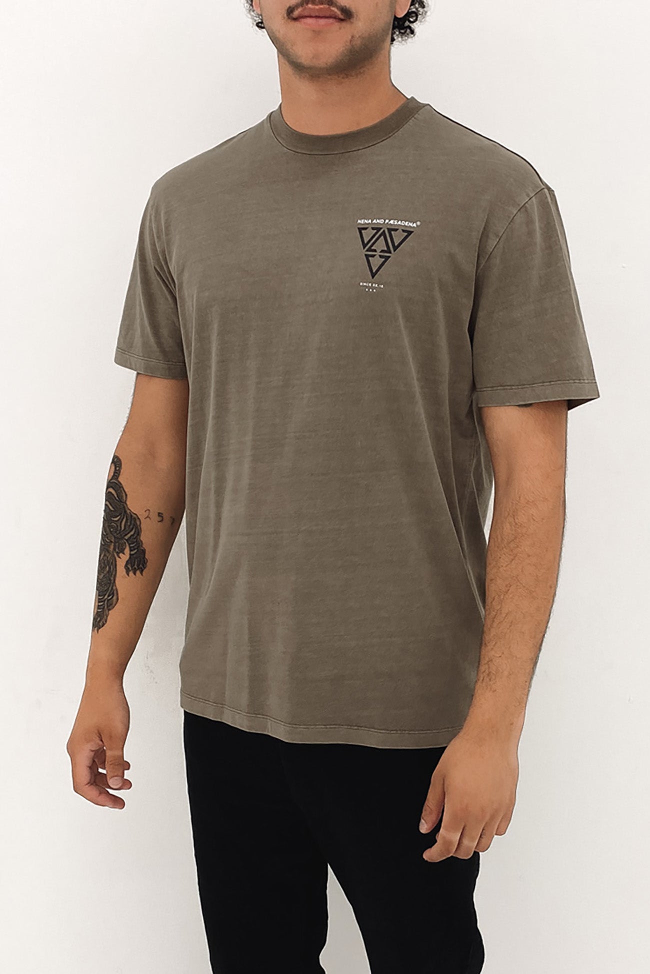 Quadrant Relaxed Tee Pigment Taupe