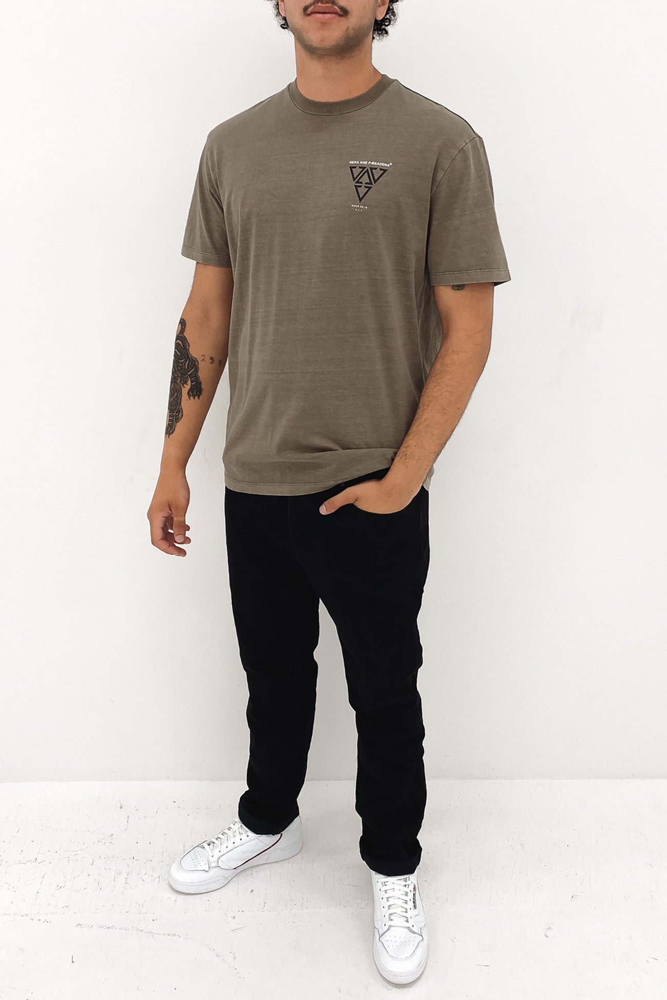 Quadrant Relaxed Tee Pigment Taupe