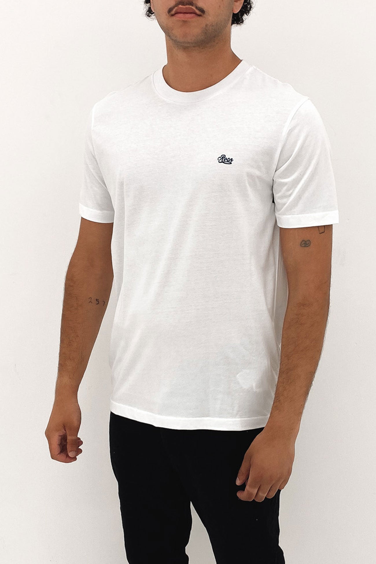 RVCA Bend Short Sleeve Tee White