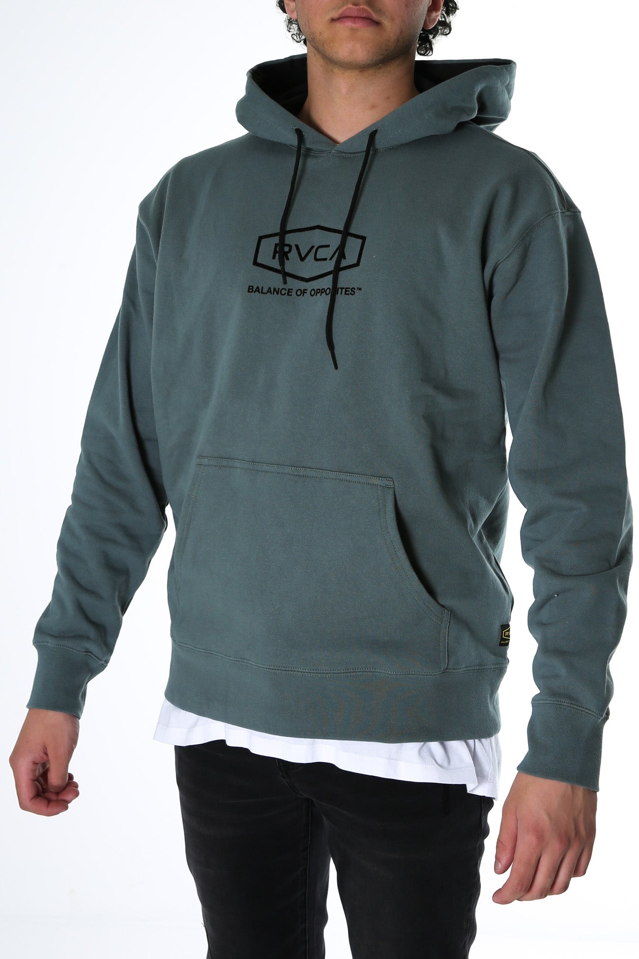 RVCA Worker Pullover Balsam Green