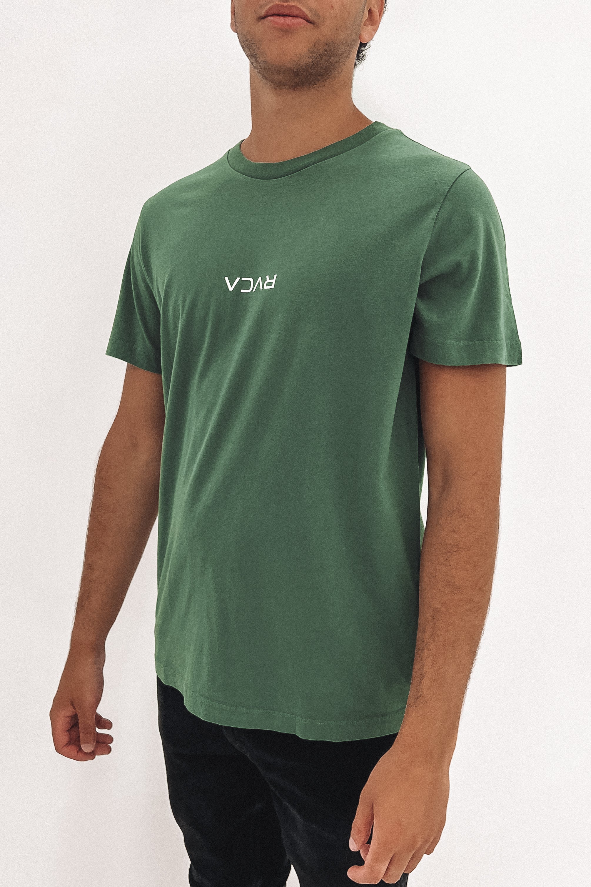 RVCA Mini Flipped Short Sleeve Tee Forest