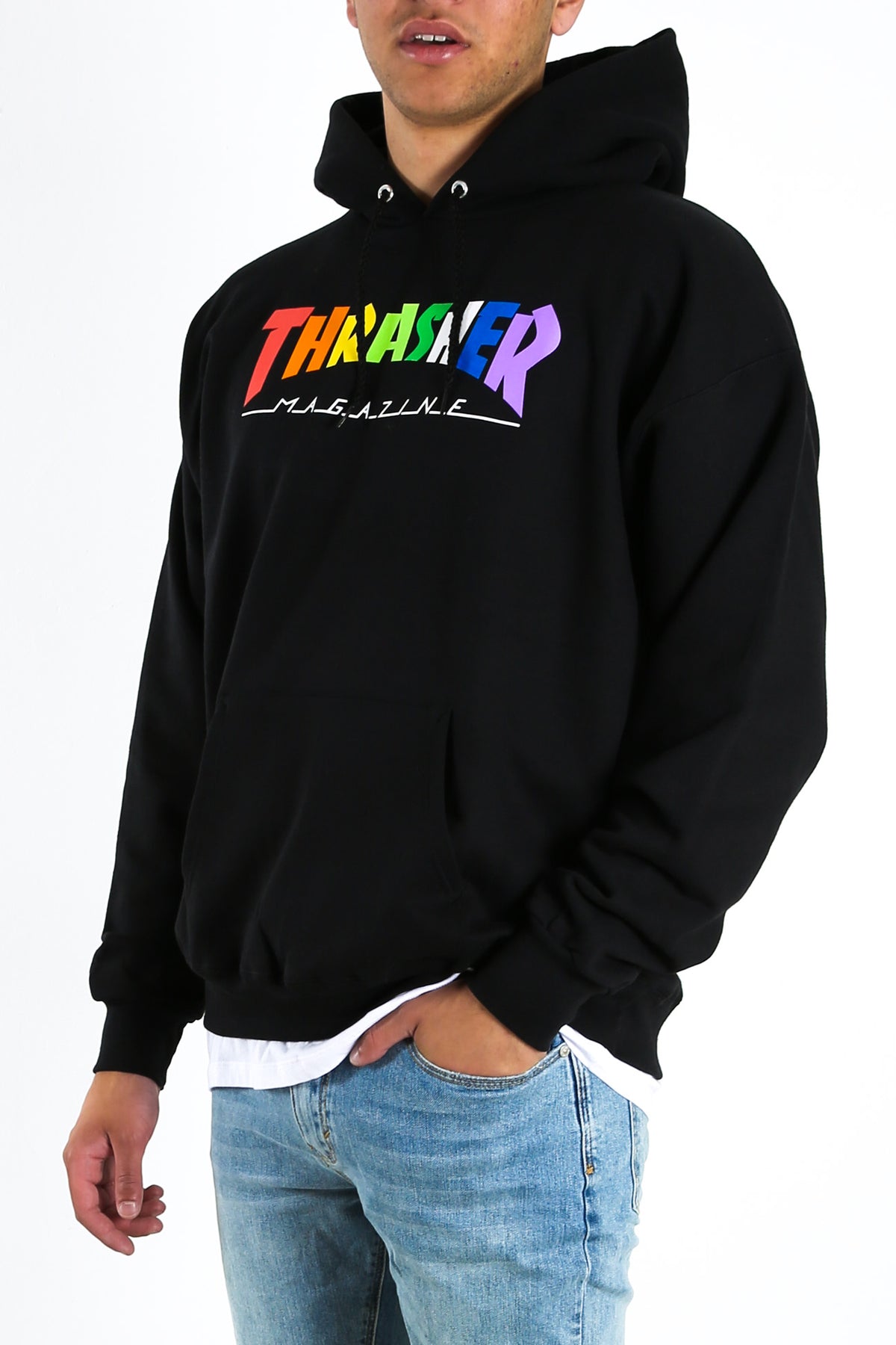 Thrasher rainbow mag online hoodie