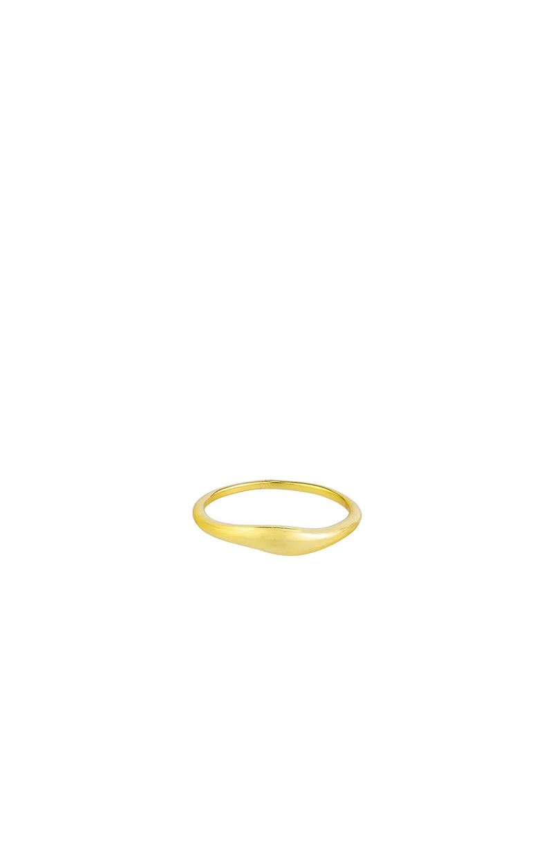 Rosario Ring Sterling Silver Gold