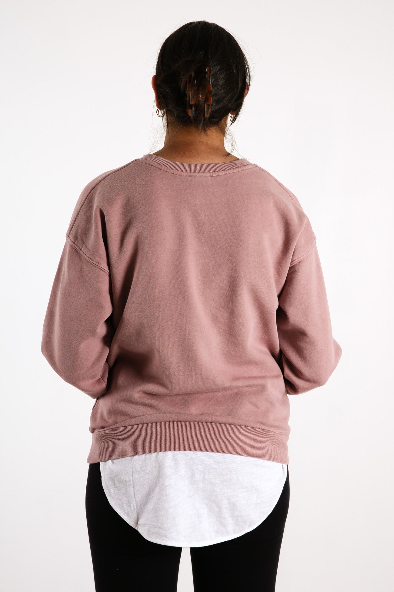 Rusty Essentials Crew Neck Fleece Lilac Dusk