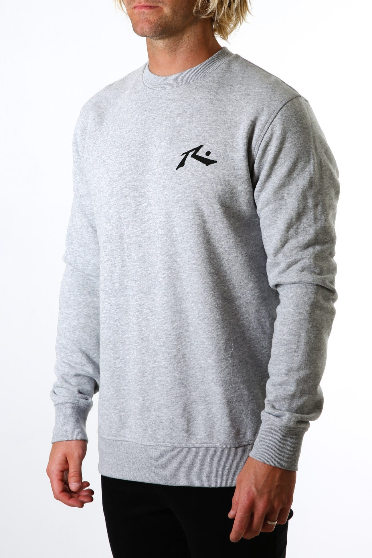 One Hit Wonder Crew Fleece Grey Marle