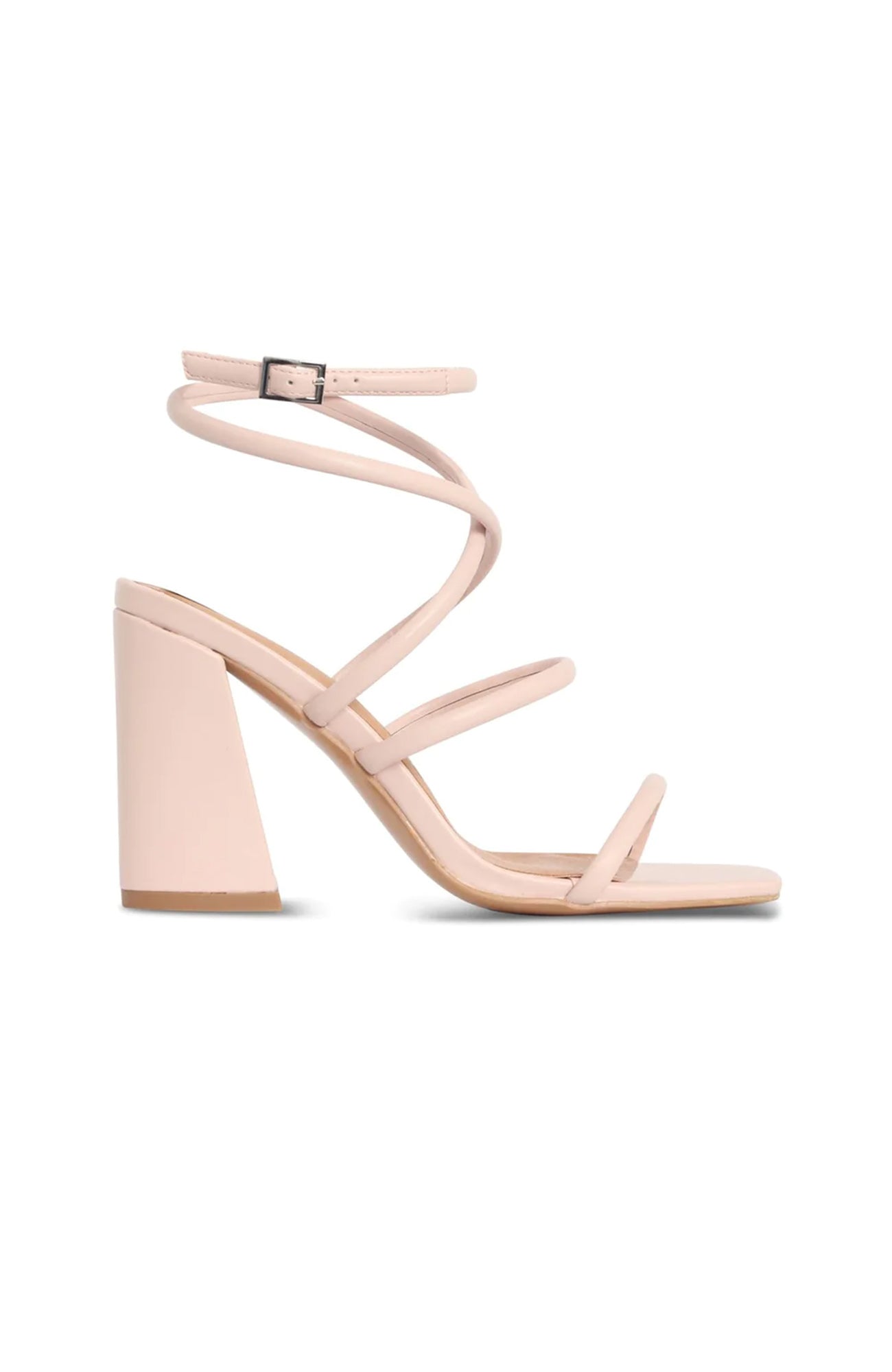 Seville Heel Blush Vegan Leather