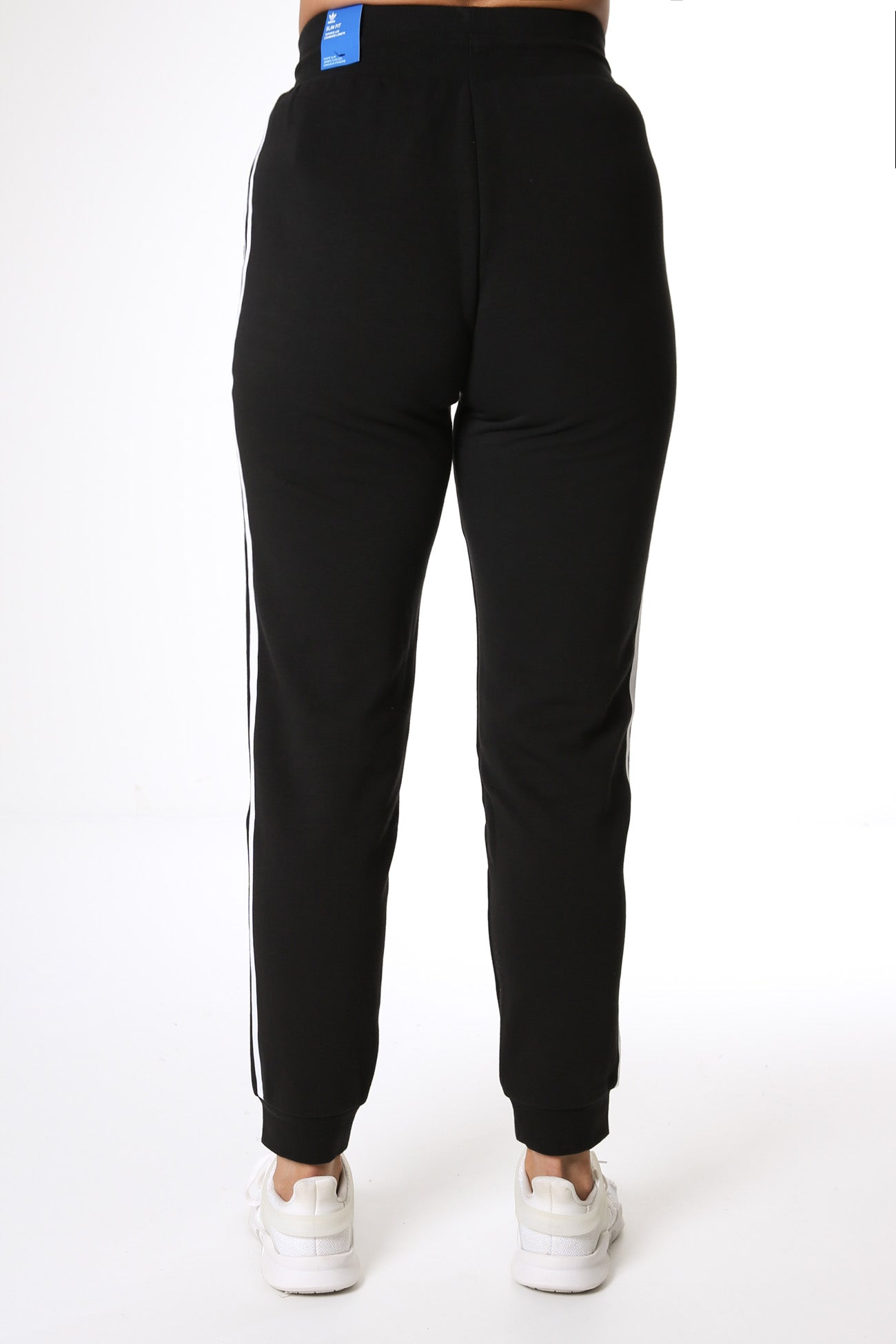 Slim Cuffed Pants Black