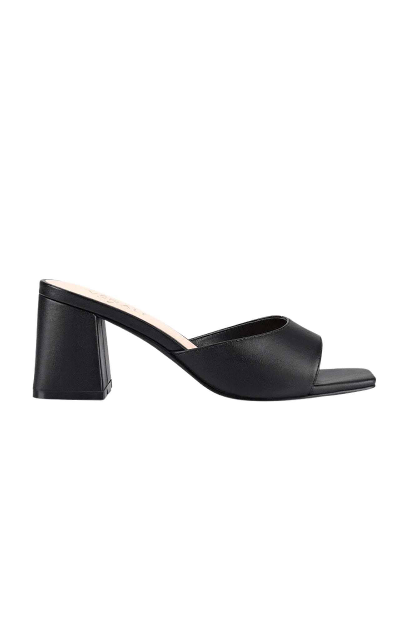 Sting Block Heel Mules Black