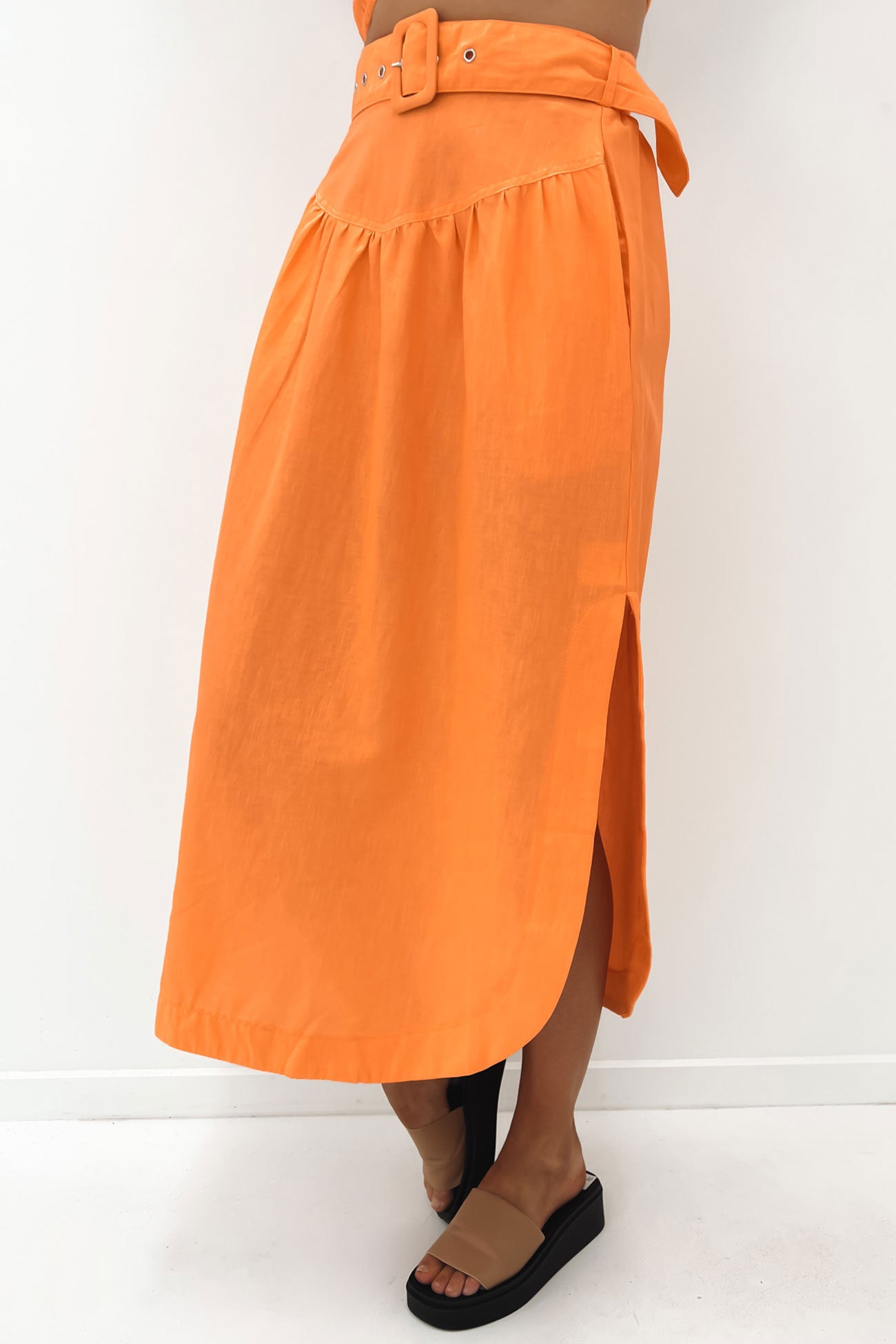 Sadie Maxi Skirt Orange