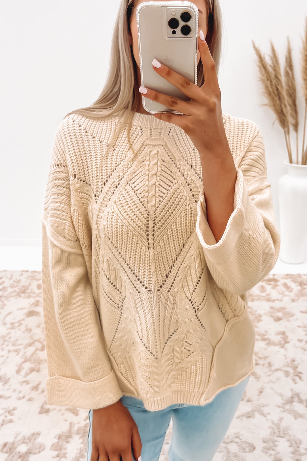 Salli Knit Cream