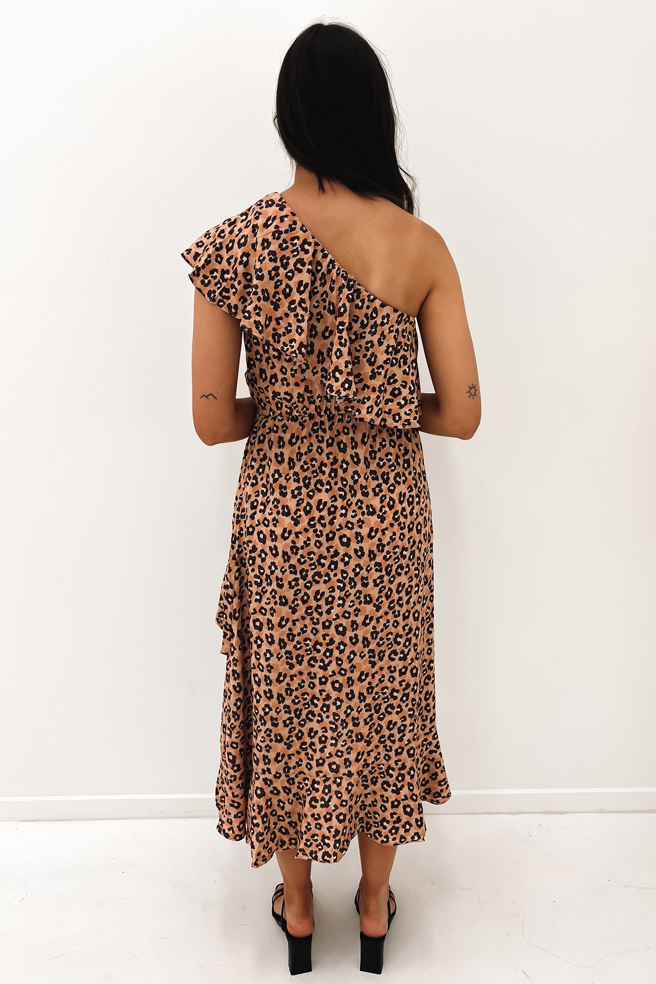 Sandee Midi Dress Leopard