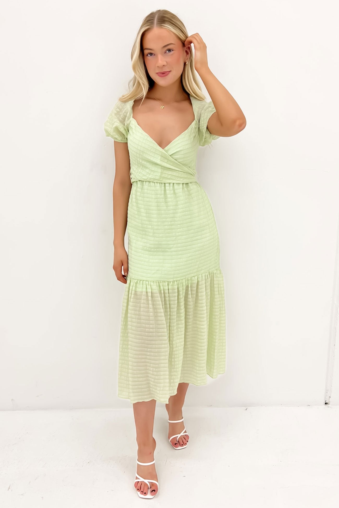 Sarann Midi Dress Green