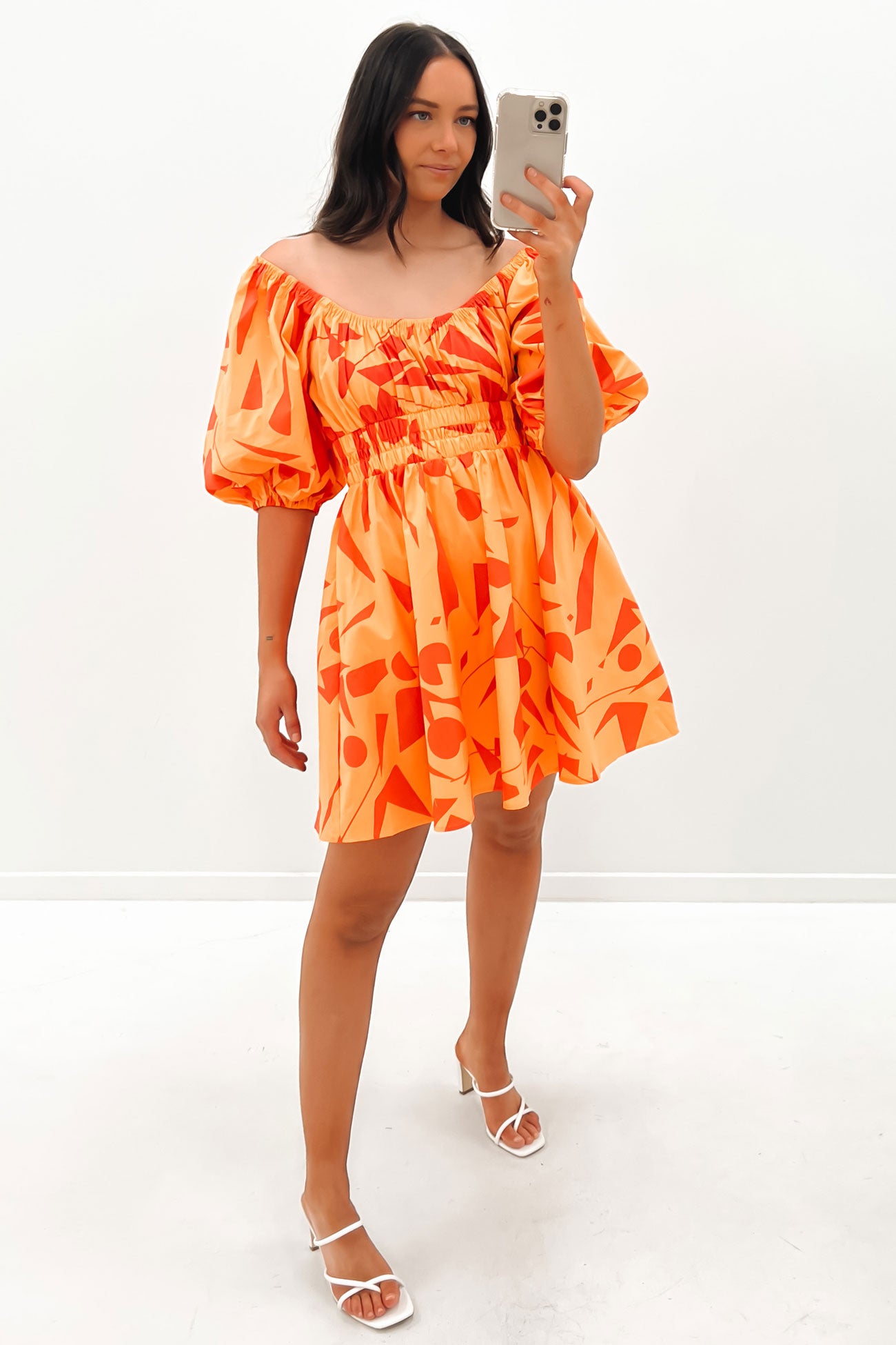 Seb Mini Dress Orange