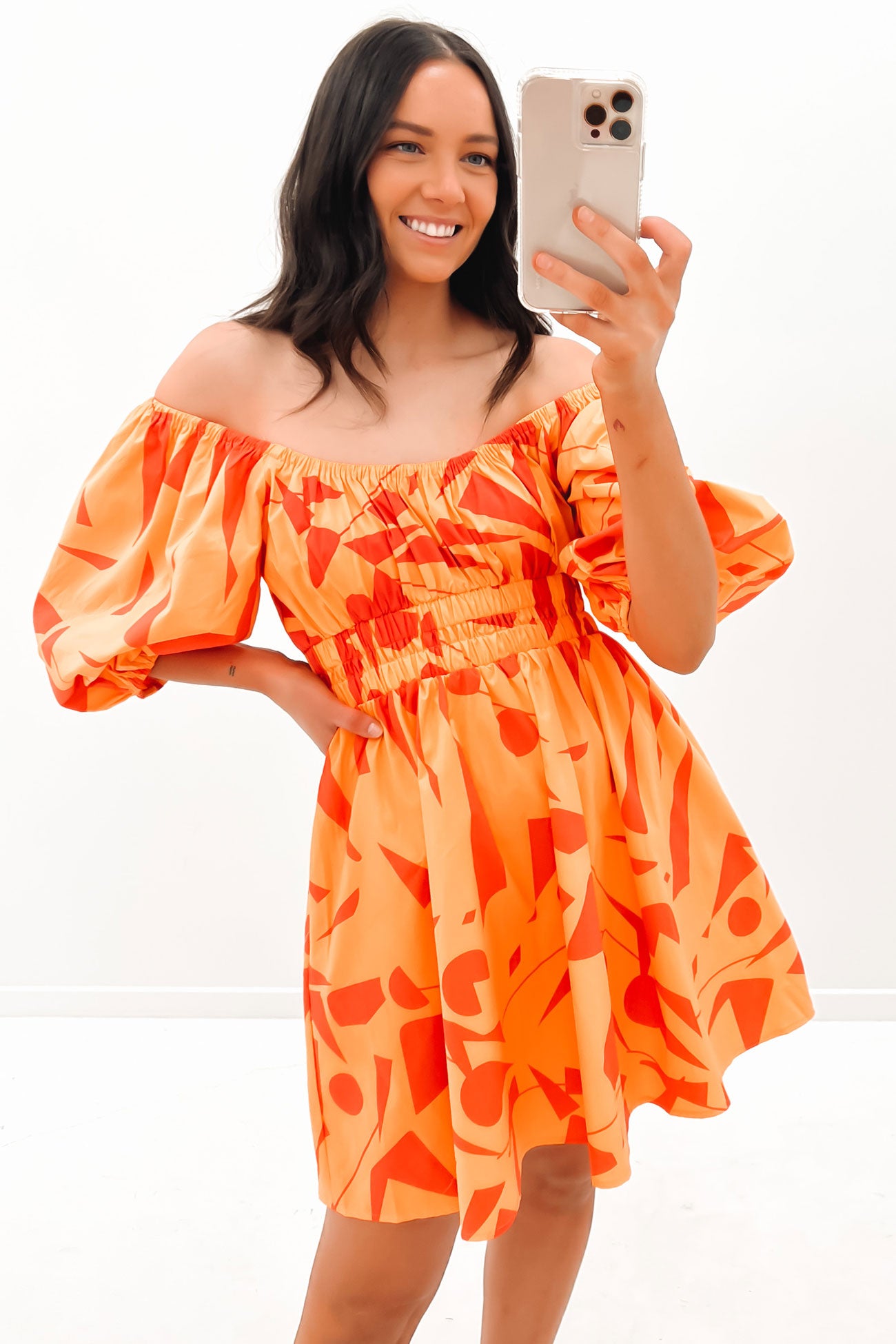 Seb Mini Dress Orange