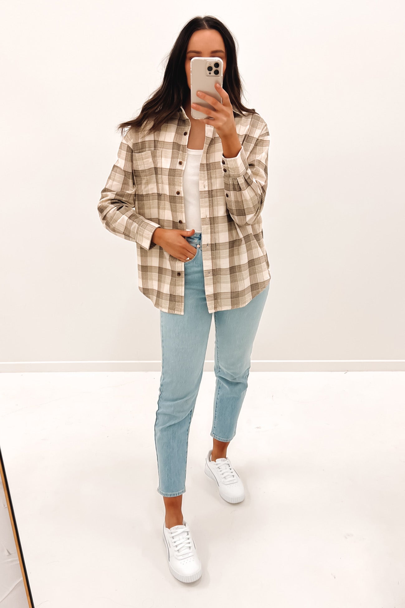 Section Oversized Flannel Overcast