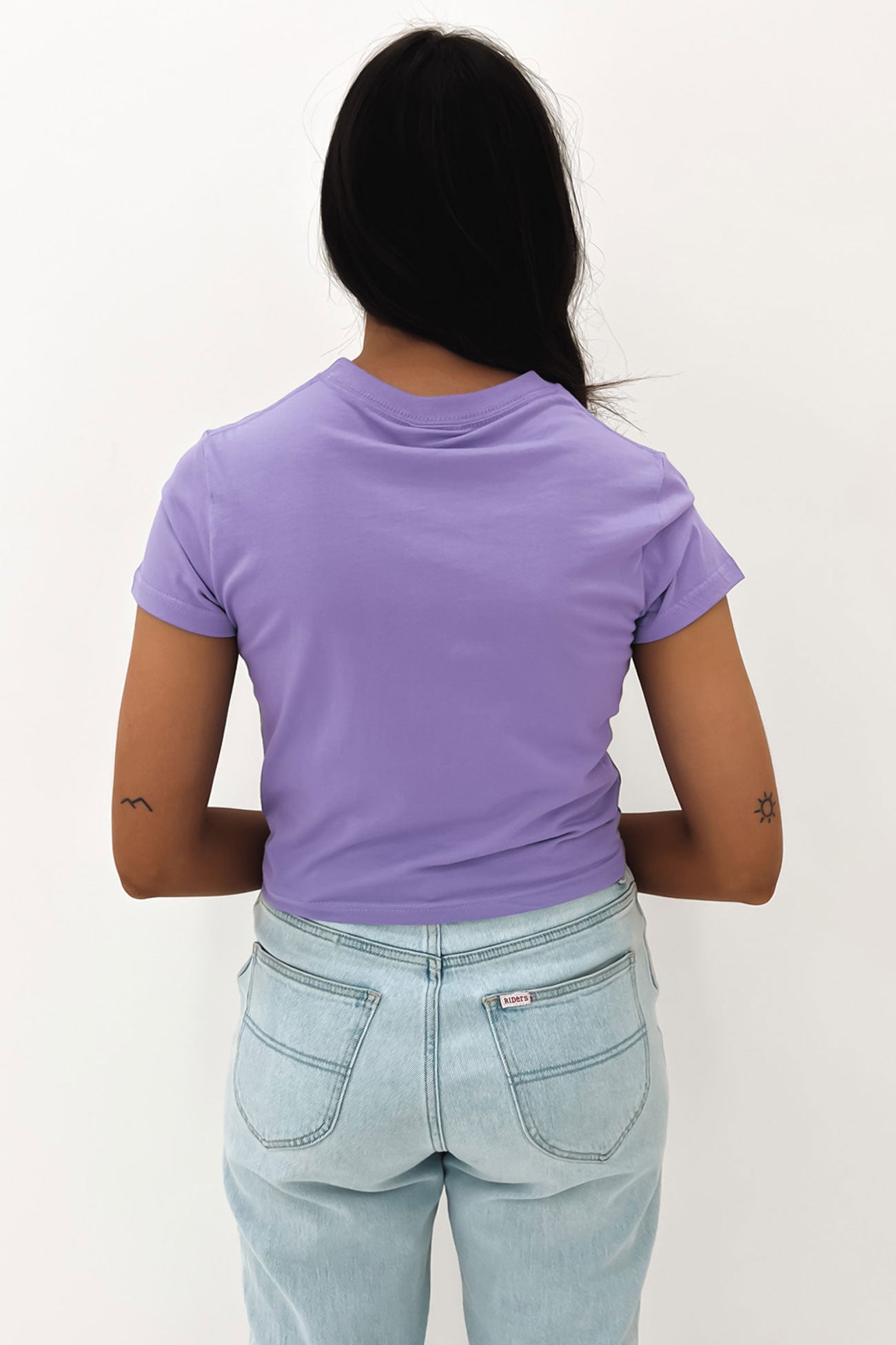 Shadow Stock Slim Tee Washed Violet