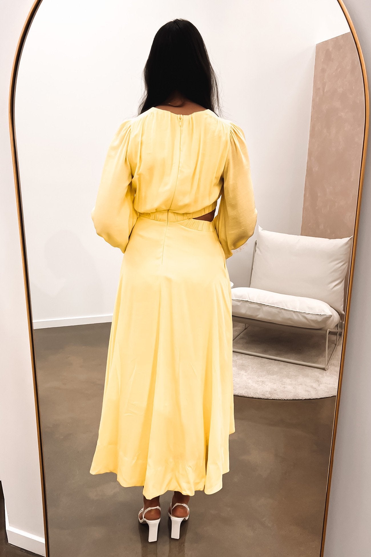 Sienah Maxi Dress Yellow