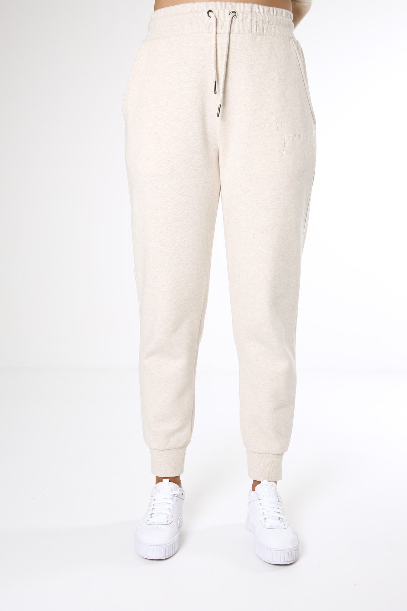 Signature Trackpant Oat Marle