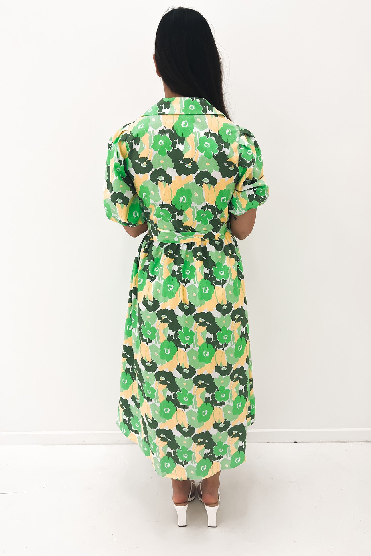 Sofia Midi Dress Green